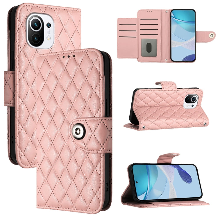 Rhombic Texture Flip Leather Phone Case with Lanyard, For Xiaomi Poco X3 GT, For Xiaomi Poco F3, For Xiaomi Mi 11i / 11X / 11X Pro, For Xiaomi Poco X3 / X3 NFC / X3 Pro, For Xiaomi Mi 11 Ultra, For Xiaomi Mi 11 Pro, For Xiaomi Poco M3 / Redmi 9T       ...