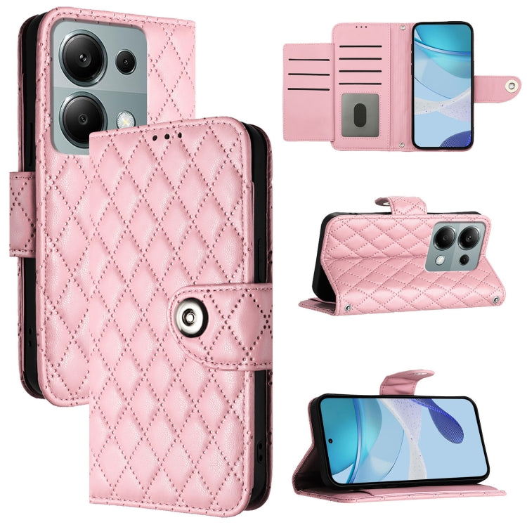 Rhombic Texture Flip Leather Phone Case with Lanyard, For Xiaomi Poco M6 Pro 4G, For Xiaomi Poco X6 Neo, For Xiaomi Poco X6 Pro / Redmi K70E, For Xiaomi Poco X6, For Xiaomi 14 Ultra, For Xiaomi 14 Pro, For Xiaomi 14, For Xiaomi Poco M6 Pro 5G