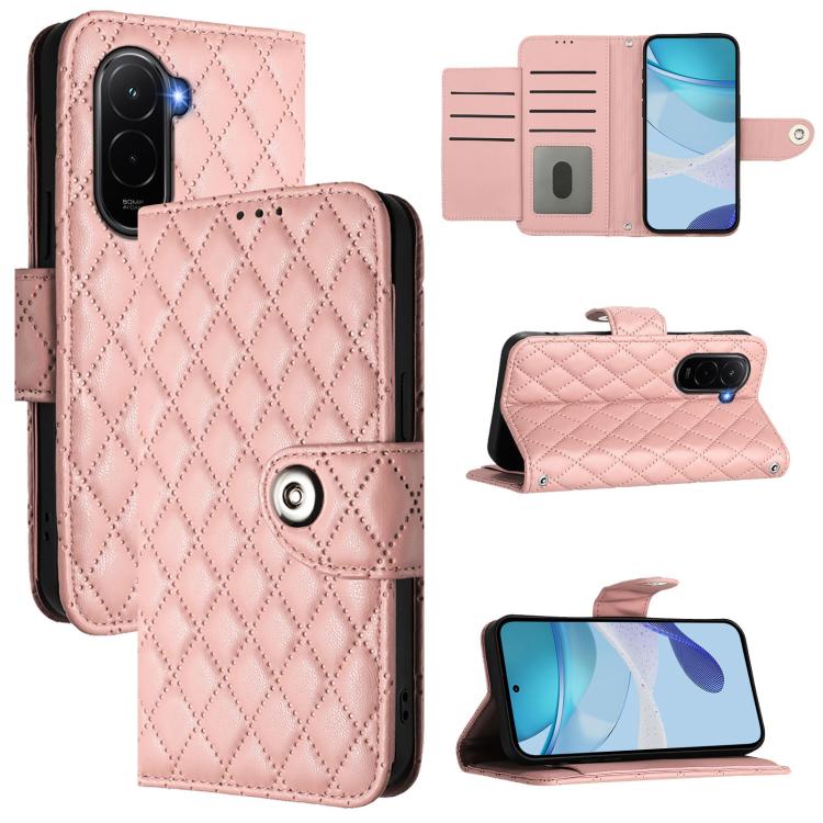 Rhombic Texture Flip Leather Phone Case with Lanyard, For Xiaomi 17 Max 5G, For Xiaomi 17T Pro 5G, For Xiaomi Poco M7 4G 169mm, For Xiaomi 15T Pro 5G, For Xiaomi 15T 5G, For Xiaomi Civi 5 Pro 5G, For Xiaomi 15S Pro 5G, For Xiaomi Poco M7 5G / C75 4G