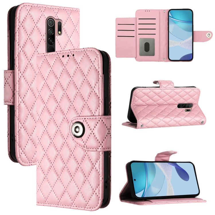 Rhombic Texture Flip Leather Phone Case with Lanyard, For Redmi 10A / 9C, For Redmi 10 / Redmi 10 2022, For Redmi Note 9 Pro / Note 9 Pro Max, For Redmi Note 9S / Note 10 Lite, For Redmi 9A / 9i / 9AT, For Redmi 9 / 9 Prime India                       ...