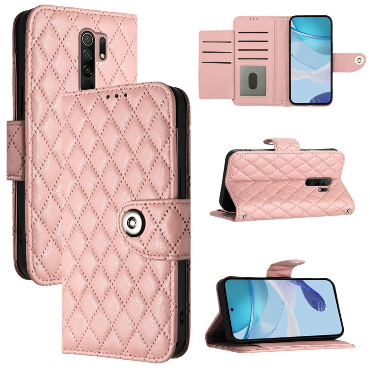 Rhombic Texture Flip Leather Phone Case with Lanyard, For Redmi 10A / 9C, For Redmi 10 / Redmi 10 2022, For Redmi Note 9 Pro / Note 9 Pro Max, For Redmi Note 9S / Note 10 Lite, For Redmi 9A / 9i / 9AT, For Redmi 9 / 9 Prime India                       ...