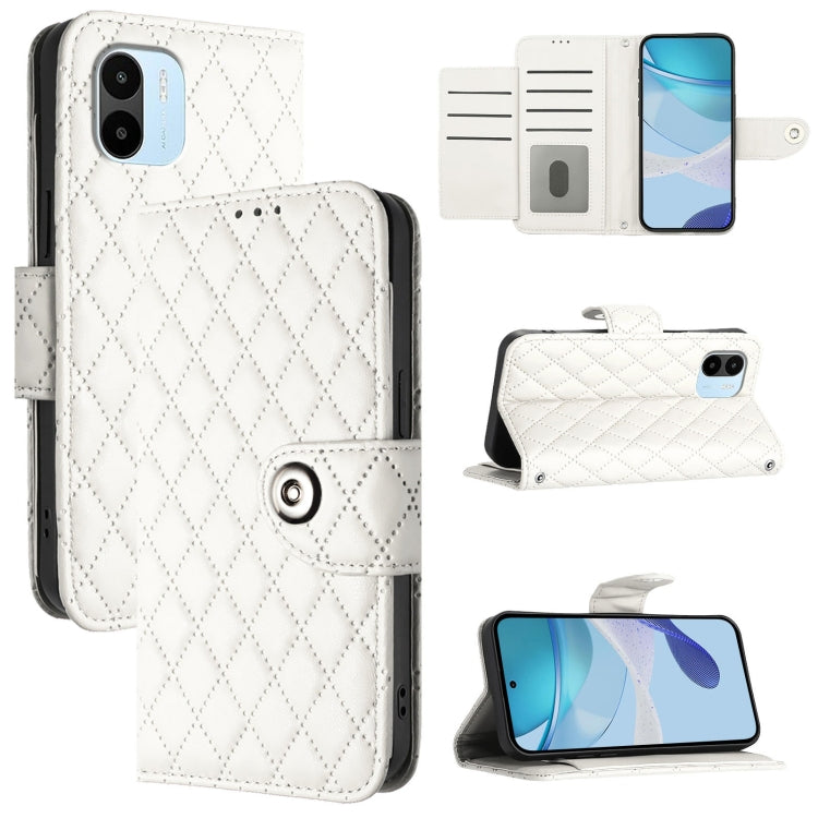 Rhombic Texture Flip Leather Phone Case with Lanyard, For Redmi 12 4G Global / India, For Redmi 12 5G Global / India, For Redmi Note 12R, For Redmi Note 11T Pro+ / 12T Pro, For Redmi K50i, For Redmi A1+ / A2+, For Redmi A1 / A2                         ...