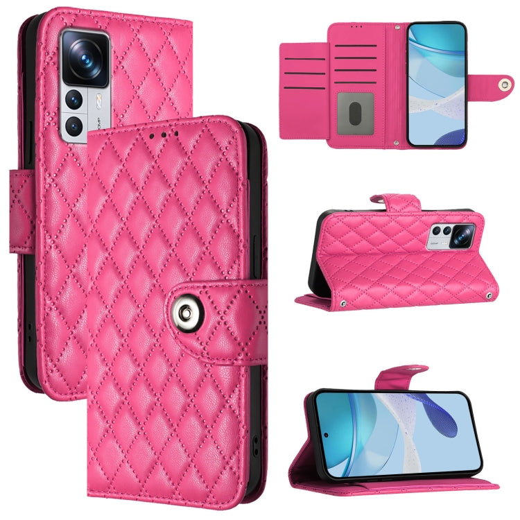 Rhombic Texture Flip Leather Phone Case with Lanyard, For Redmi 11 Prime 5G / Redmi 10 5G, For Redmi Note 11R / Note 11E, For Redmi K50 Ultra, For Redmi Note 10 4G / Note 10S, For Redmi Note 11 SE India, For Redmi Note 11 Pro+ 5G EU                    ...