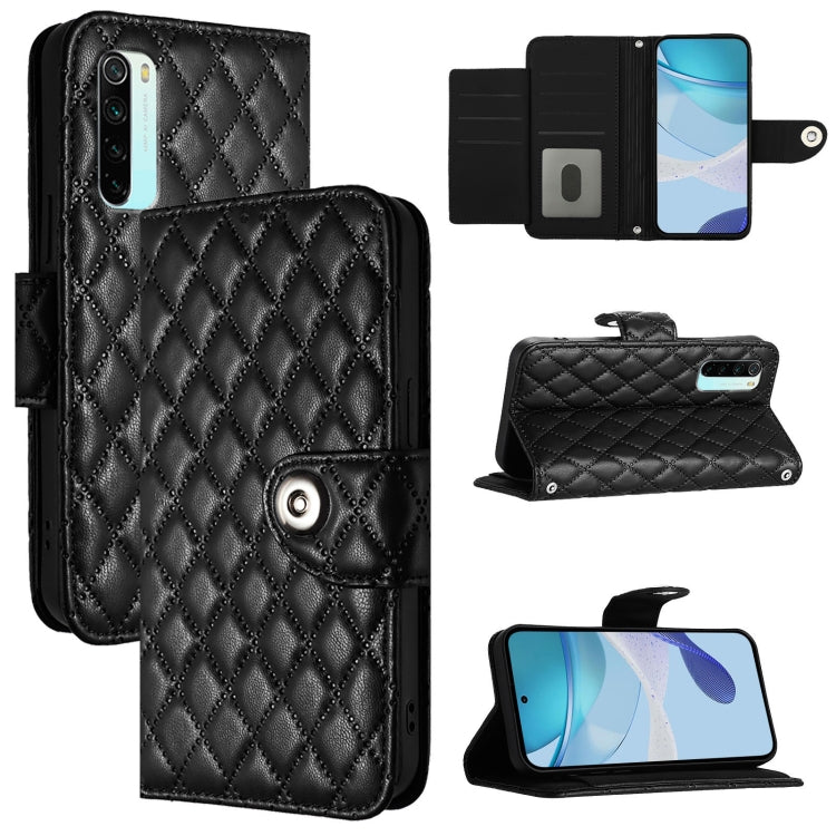 Rhombic Texture Flip Leather Phone Case with Lanyard, For Redmi Note 10 Pro / Note 10 Pro Max, For Redmi Note 10 Pro India, For Redmi 9 Power / 9T Global, For Redmi Note 9T Global, For Redmi Note 9 Global / 10X 4G, For Redmi 8, For Redmi Note 8        ...