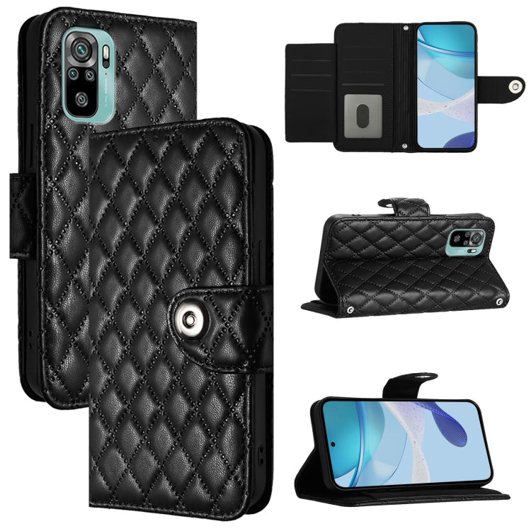 Rhombic Texture Flip Leather Phone Case with Lanyard, For Redmi 11 Prime 5G / Redmi 10 5G, For Redmi Note 11R / Note 11E, For Redmi K50 Ultra, For Redmi Note 10 4G / Note 10S, For Redmi Note 11 SE India, For Redmi Note 11 Pro+ 5G EU                    ...