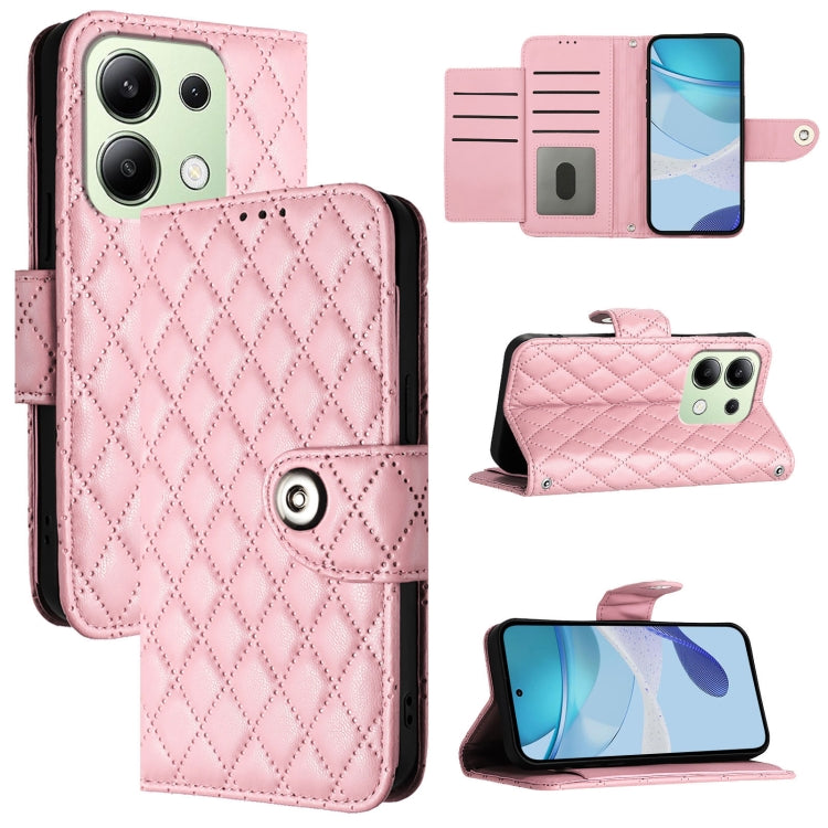 Rhombic Texture Flip Leather Phone Case with Lanyard, For Redmi K70 Ultra 5G Global, For Redmi 13 4G / Note 13R, For Redmi A3, For Redmi Note 13 Pro 4G Global, For Redmi Note 13 4G Global, For Redmi Note 13 Pro 5G Global, For Redmi Note 13 5G Global   ...