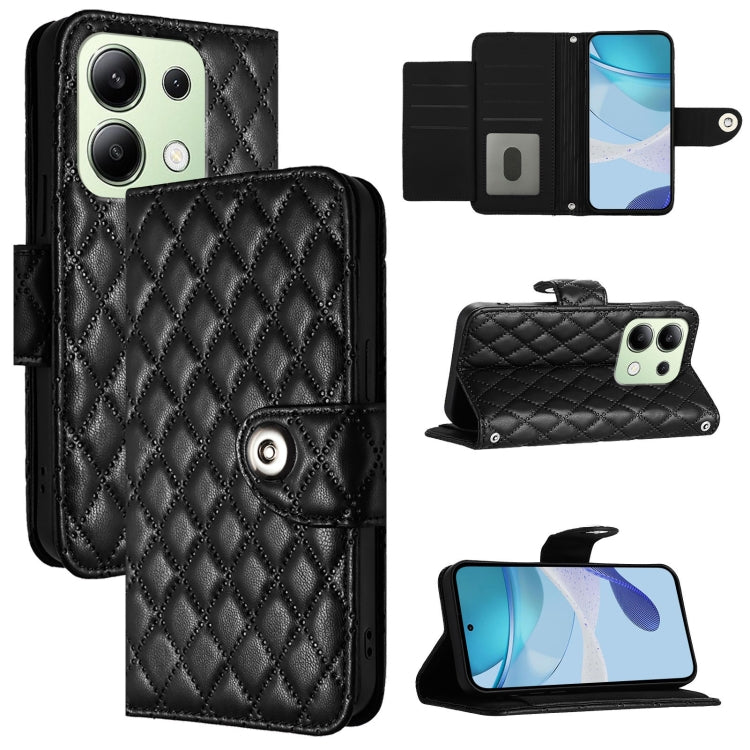 Rhombic Texture Flip Leather Phone Case with Lanyard, For Redmi K70 Ultra 5G Global, For Redmi 13 4G / Note 13R, For Redmi A3, For Redmi Note 13 Pro 4G Global, For Redmi Note 13 4G Global, For Redmi Note 13 Pro 5G Global, For Redmi Note 13 5G Global   ...