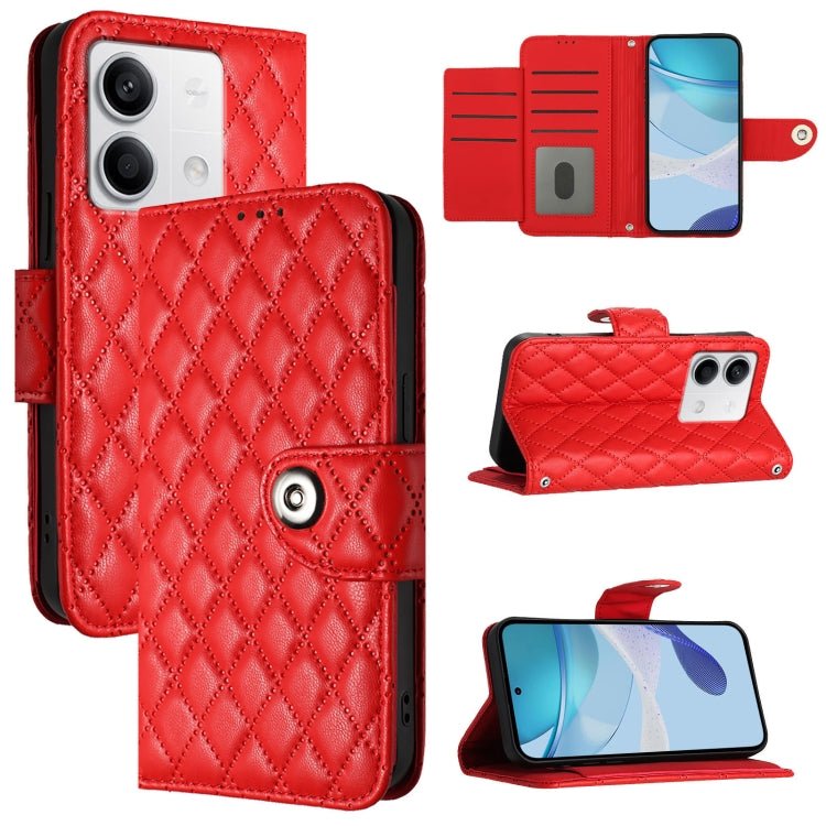 Rhombic Texture Flip Leather Phone Case with Lanyard, For Redmi K70 Ultra 5G Global, For Redmi 13 4G / Note 13R, For Redmi A3, For Redmi Note 13 Pro 4G Global, For Redmi Note 13 4G Global, For Redmi Note 13 Pro 5G Global, For Redmi Note 13 5G Global   ...