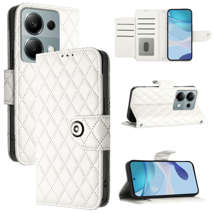 Rhombic Texture Flip Leather Phone Case with Lanyard, For Redmi K70 Ultra 5G Global, For Redmi 13 4G / Note 13R, For Redmi A3, For Redmi Note 13 Pro 4G Global, For Redmi Note 13 4G Global, For Redmi Note 13 Pro 5G Global, For Redmi Note 13 5G Global   ...