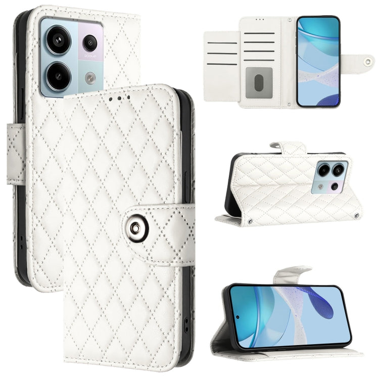 Rhombic Texture Flip Leather Phone Case with Lanyard, For Redmi K70 Ultra 5G Global, For Redmi 13 4G / Note 13R, For Redmi A3, For Redmi Note 13 Pro 4G Global, For Redmi Note 13 4G Global, For Redmi Note 13 Pro 5G Global, For Redmi Note 13 5G Global   ...