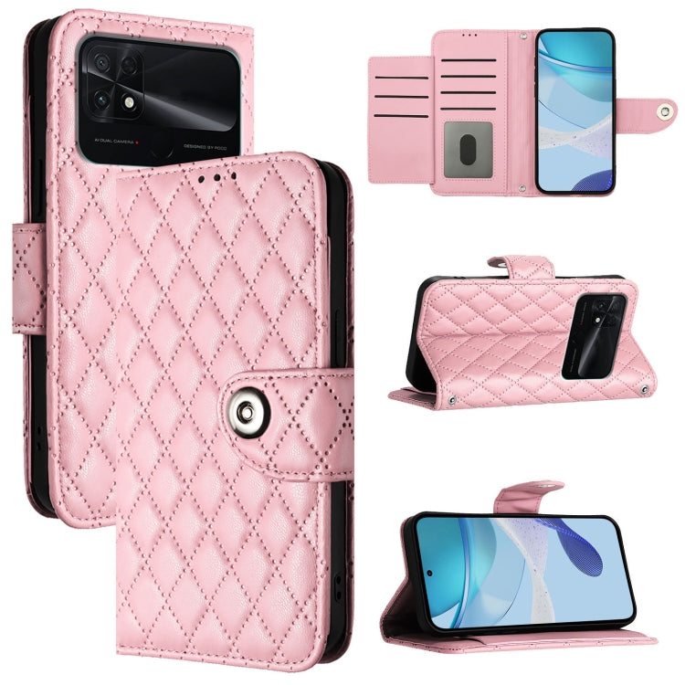 Rhombic Texture Flip Leather Phone Case with Lanyard, For Redmi 11 Prime 5G / Redmi 10 5G, For Redmi Note 11R / Note 11E, For Redmi K50 Ultra, For Redmi Note 10 4G / Note 10S, For Redmi Note 11 SE India, For Redmi Note 11 Pro+ 5G EU                    ...