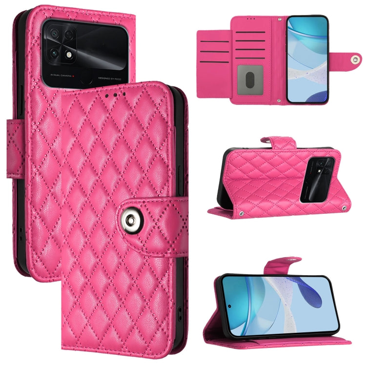 Rhombic Texture Flip Leather Phone Case with Lanyard, For Redmi 11 Prime 5G / Redmi 10 5G, For Redmi Note 11R / Note 11E, For Redmi K50 Ultra, For Redmi Note 10 4G / Note 10S, For Redmi Note 11 SE India, For Redmi Note 11 Pro+ 5G EU                    ...