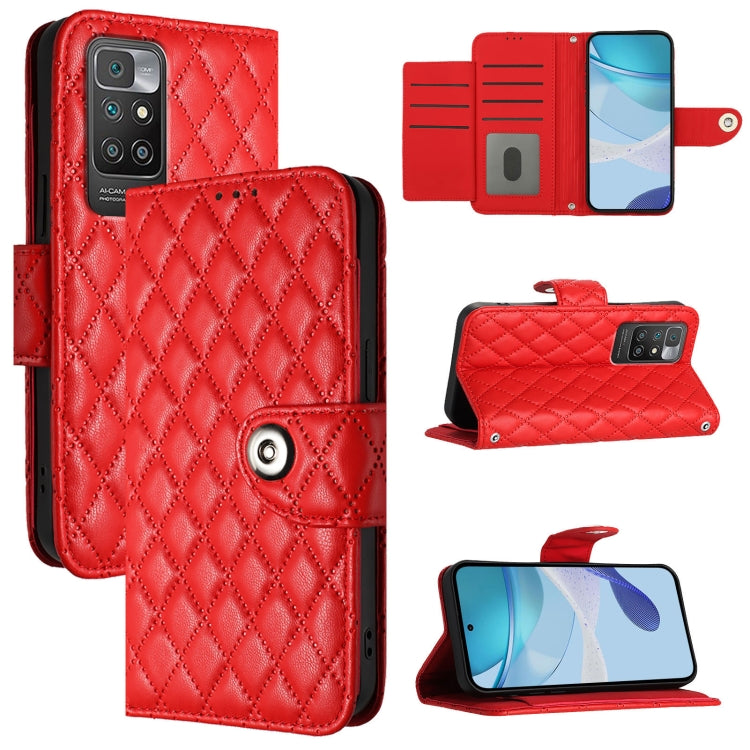 Rhombic Texture Flip Leather Phone Case with Lanyard, For Redmi 10A / 9C, For Redmi 10 / Redmi 10 2022, For Redmi Note 9 Pro / Note 9 Pro Max, For Redmi Note 9S / Note 10 Lite, For Redmi 9A / 9i / 9AT, For Redmi 9 / 9 Prime India                       ...