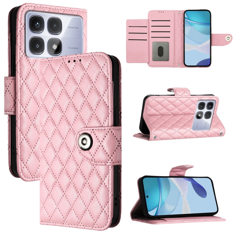 Rhombic Texture Flip Leather Phone Case with Lanyard, For Redmi K70 Ultra 5G Global, For Redmi 13 4G / Note 13R, For Redmi A3, For Redmi Note 13 Pro 4G Global, For Redmi Note 13 4G Global, For Redmi Note 13 Pro 5G Global, For Redmi Note 13 5G Global   ...