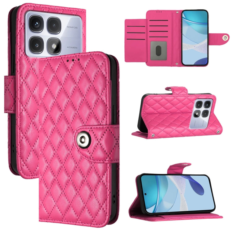 Rhombic Texture Flip Leather Phone Case with Lanyard, For Redmi K70 Ultra 5G Global, For Redmi 13 4G / Note 13R, For Redmi A3, For Redmi Note 13 Pro 4G Global, For Redmi Note 13 4G Global, For Redmi Note 13 Pro 5G Global, For Redmi Note 13 5G Global   ...