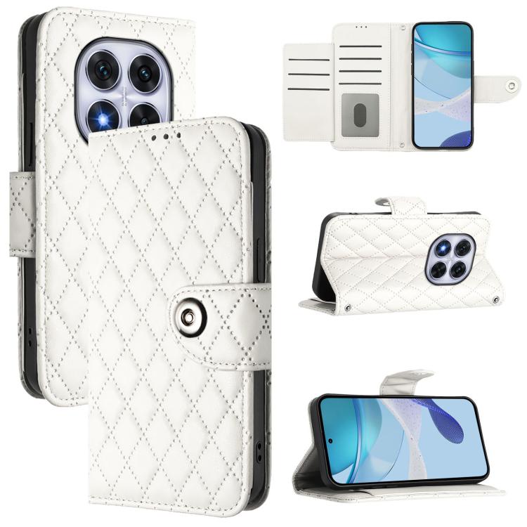 Rhombic Texture Flip Leather Phone Case with Lanyard, For Redmi 15 5G Global / 15 4G SEA, For Redmi 15 5G / 15 4G EU 171mm, For Redmi Note 14 4G 164.84mm, For Redmi Note 14 Pro 5G Global, For Redmi Note 14 5G Global, For Redmi K80 5G / K80 Pro 5G      ...