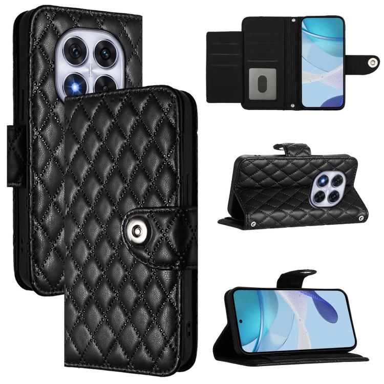 Rhombic Texture Flip Leather Phone Case with Lanyard, For Redmi 15 5G Global / 15 4G SEA, For Redmi 15 5G / 15 4G EU 171mm, For Redmi Note 14 4G 164.84mm, For Redmi Note 14 Pro 5G Global, For Redmi Note 14 5G Global, For Redmi K80 5G / K80 Pro 5G      ...