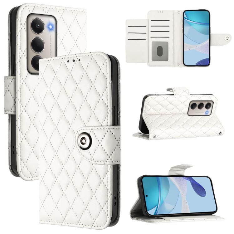 Rhombic Texture Flip Leather Phone Case with Lanyard, For Redmi 15 5G Global / 15 4G SEA, For Redmi 15 5G / 15 4G EU 171mm, For Redmi Note 14 4G 164.84mm, For Redmi Note 14 Pro 5G Global, For Redmi Note 14 5G Global, For Redmi K80 5G / K80 Pro 5G      ...