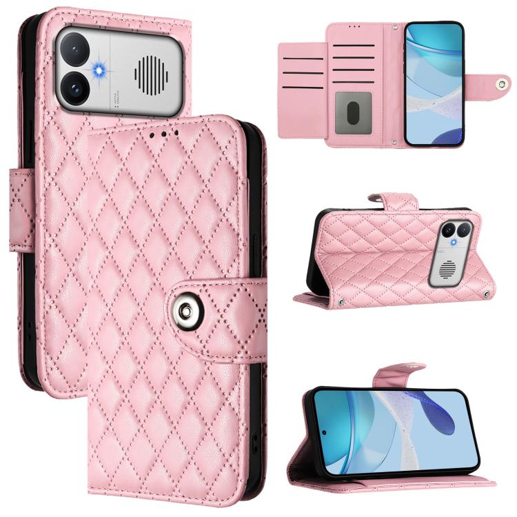 Rhombic Texture Flip Leather Phone Case with Lanyard, For Redmi K90 Max 5G, For Redmi A7 Pro 5G 171mm / Poco C81, For Redmi 15a 5G Global, For Redmi A5 4G 171.7mm / Poco C71 4G, For Redmi Turbo 5 5G Global / Poco X8 Pro                                 ...