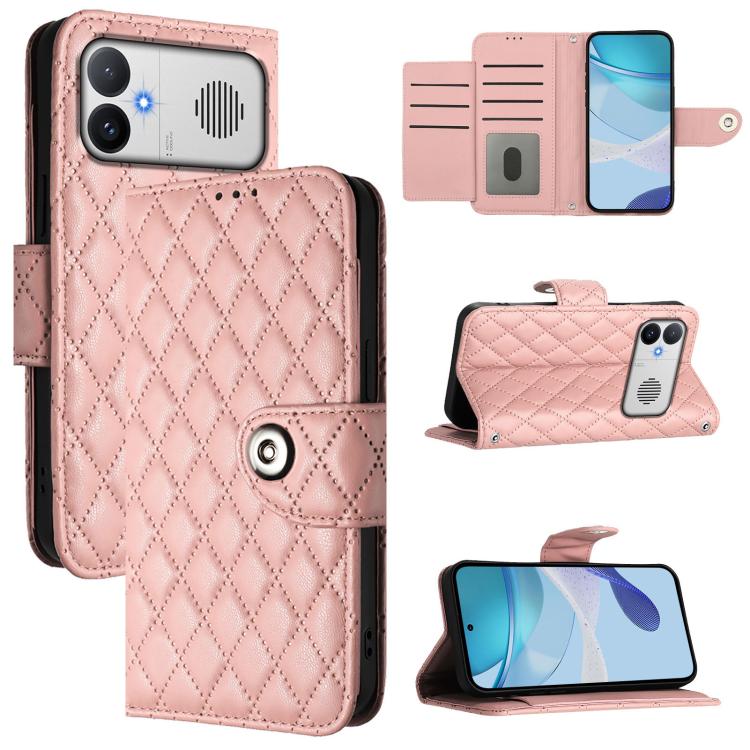 Rhombic Texture Flip Leather Phone Case with Lanyard, For Redmi K90 Max 5G, For Redmi A7 Pro 5G 171mm / Poco C81, For Redmi 15a 5G Global, For Redmi A5 4G 171.7mm / Poco C71 4G, For Redmi Turbo 5 5G Global / Poco X8 Pro                                 ...