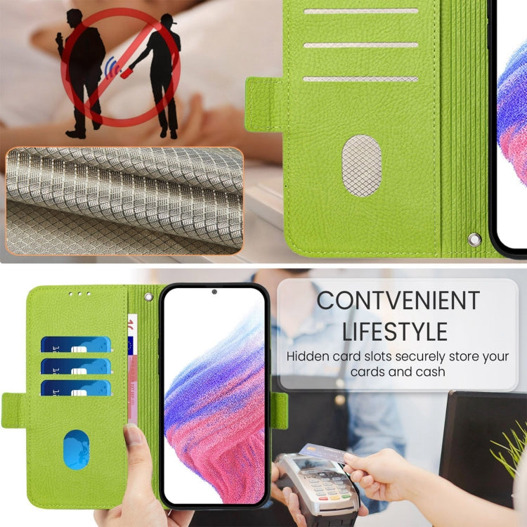 Embossed Rose RFID Anti-theft Leather Phone Case, For Samsung Galaxy A16 5G, For Samsung Galaxy A06 4G, For Samsung Galaxy A15 5G / 4G, For Samsung Galaxy A55 5G, For Samsung Galaxy A35 5G, For Samsung Galaxy A05 4G Global                              ...