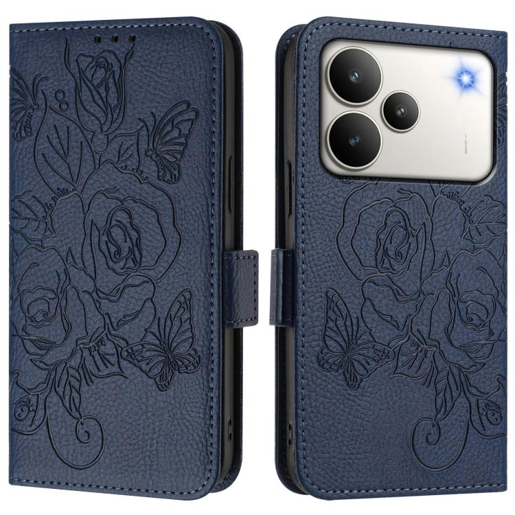 Embossed Rose RFID Anti-theft Leather Phone Case, For Realme 16 Pro 5G Global, For Realme C71 4G India / Note 70 4G, For Realme C85 5G / 15x 5G India, For Realme P4 Pro 5G, For Realme P4 5G, For Realme 15T 5G Global, For Realme 15 / 15 Pro 5G Global   ...
