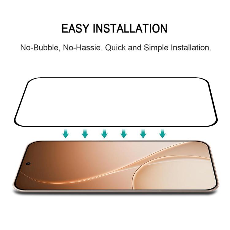 Full Glue 9H HD 3D Curved Edge Tempered Glass Film, For OPPO Reno15 Pro 5G Global, For OPPO Reno15 5G Global, For OPPO A5 Pro 5G, For OPPO Reno13 Pro 5G Global, For OPPO Reno12 Pro Global, For OPPO Reno12 Global, For OPPO A3 Pro 5G, For OPPO Find X7 Ul...