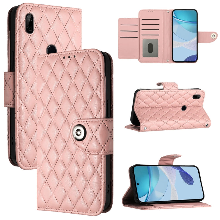 Rhombic Texture Flip Leather Phone Case with Lanyard, For Huawei Enjoy 20 SE / Y7a, For Huawei P smart 2021, For Huawei P40 lite / nova 6 SE, For Huawei P40 Pro, For Huawei P40, For Huawei P Smart Z / Y9 Prime 2019, For Huawei Enjoy 10 Plus            ...