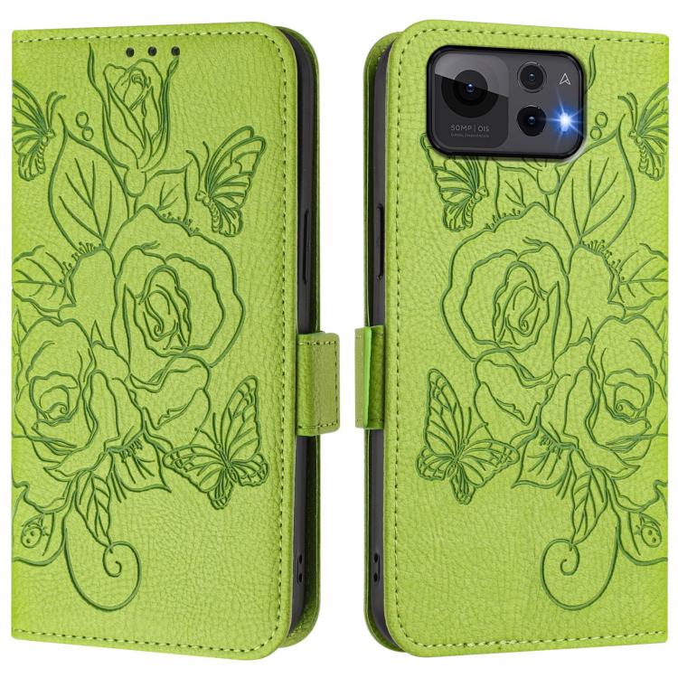 Embossed Rose RFID Anti-theft Leather Phone Case, For Asus Zenfone 12 Ultra, For Asus ROG Phone 9 / 9 Pro, For Asus Zenfone 11 Ultra, For Asus ROG Phone 8 / 8 Pro