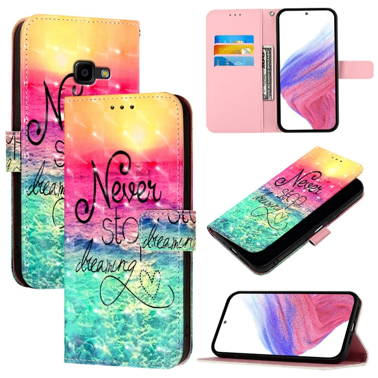 3D Painting Horizontal Flip Leather Phone Case, For Samsung Galaxy XCover7 Pro, For Samsung Galaxy Xcover6 Pro, For Samsung Galaxy Xcover 4s