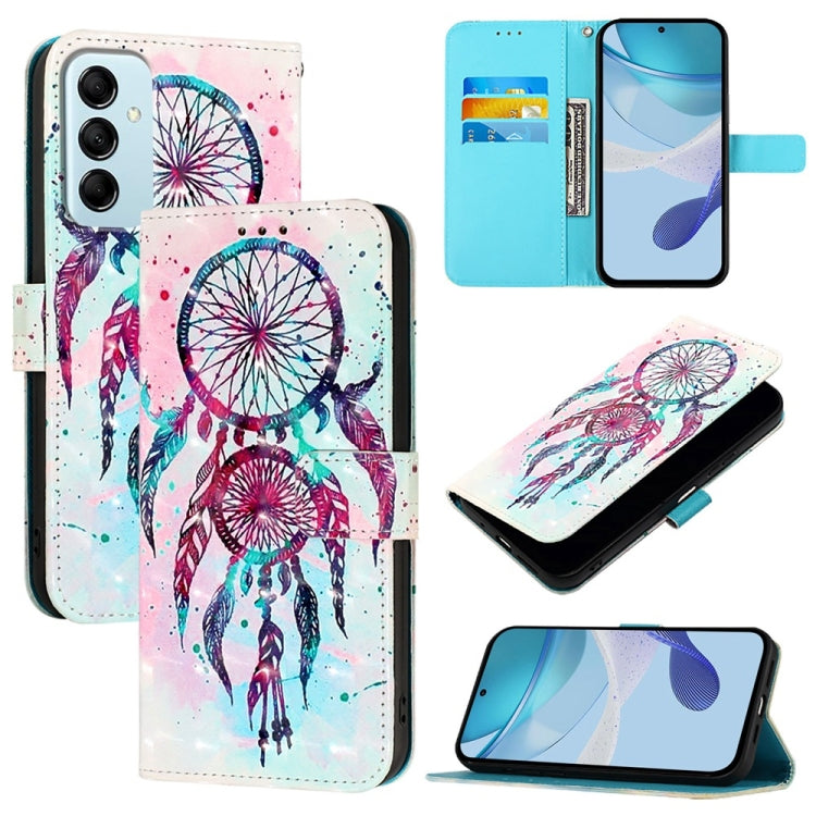 3D Painting Horizontal Flip Leather Phone Case, For Samsung Galaxy M56 5G, For Samsung Galaxy M35, For Samsung Galaxy M34 5G / F34 5G, For Samsung Galaxy M54 5G Global / F54 5G, For Samsung Galaxy M14 5G Global, For Samsung Galaxy M53 5G