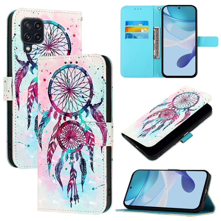 3D Painting Horizontal Flip Leather Phone Case, For Samsung Galaxy M33 5G Global, For Samsung Galaxy M52 5G, For Samsung Galaxy M32 4G Global / M22