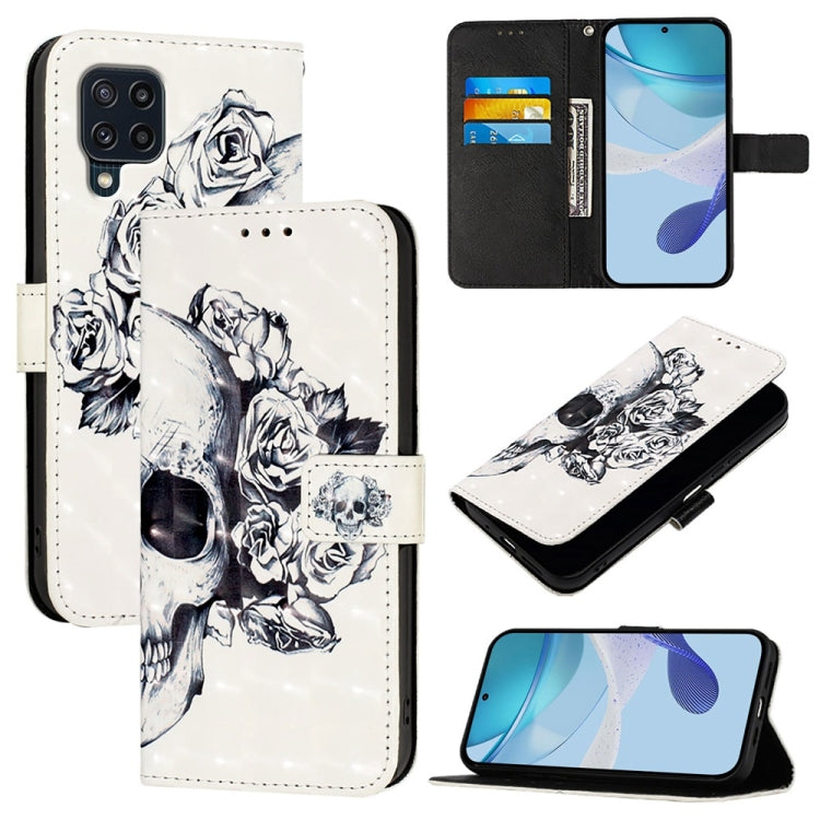 3D Painting Horizontal Flip Leather Phone Case, For Samsung Galaxy M33 5G Global, For Samsung Galaxy M52 5G, For Samsung Galaxy M32 4G Global / M22