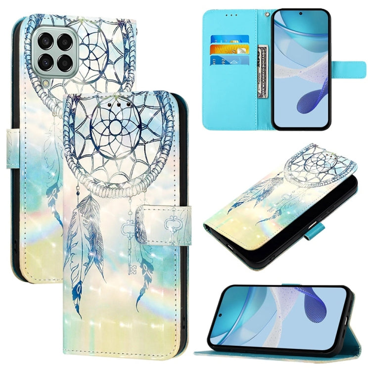 3D Painting Horizontal Flip Leather Phone Case, For Samsung Galaxy M33 5G Global, For Samsung Galaxy M52 5G, For Samsung Galaxy M32 4G Global / M22