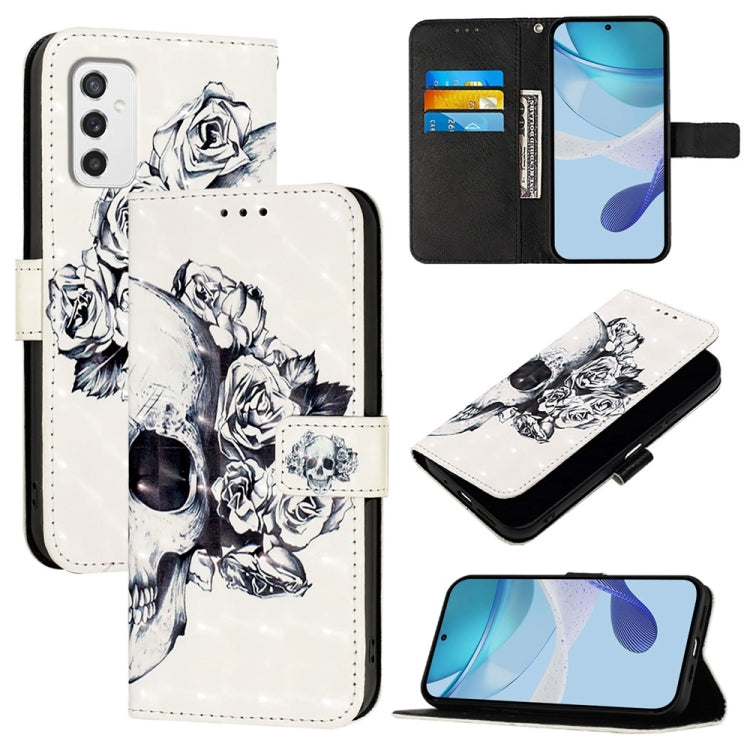 3D Painting Horizontal Flip Leather Phone Case, For Samsung Galaxy M33 5G Global, For Samsung Galaxy M52 5G, For Samsung Galaxy M32 4G Global / M22