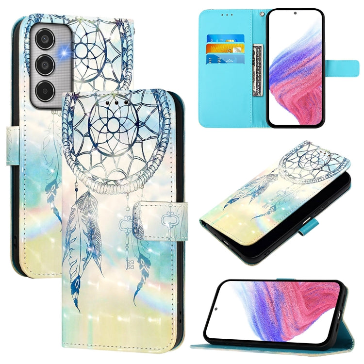 3D Painting Horizontal Flip Leather Phone Case, For Samsung Galaxy M56 5G, For Samsung Galaxy M35, For Samsung Galaxy M34 5G / F34 5G, For Samsung Galaxy M54 5G Global / F54 5G, For Samsung Galaxy M14 5G Global, For Samsung Galaxy M53 5G