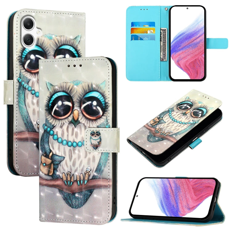3D Painting Horizontal Flip Leather Phone Case, For Samsung Galaxy A27 5G, For Samsung Galaxy A56 5G, For Samsung Galaxy A26 5G, For Samsung Galaxy A36 5G, For Samsung Galaxy A16 5G, For Samsung Galaxy A06 4G