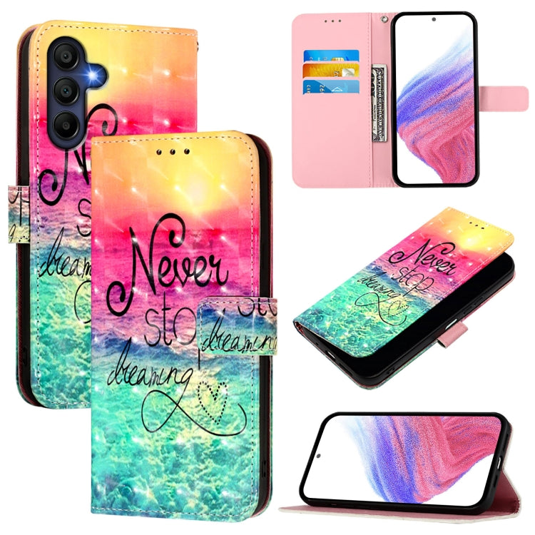 3D Painting Horizontal Flip Leather Phone Case, For Samsung Galaxy A27 5G, For Samsung Galaxy A56 5G, For Samsung Galaxy A26 5G, For Samsung Galaxy A36 5G, For Samsung Galaxy A16 5G, For Samsung Galaxy A06 4G