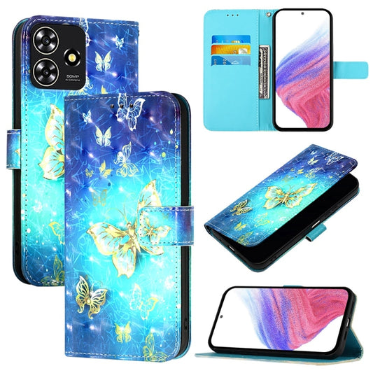 3D Painting Horizontal Flip Leather Phone Case, For ZTE Blade A73 4G, For ZTE Blade V50 Vita, For ZTE Blade A53, For ZTE Blade V40s, For ZTE Blade A52