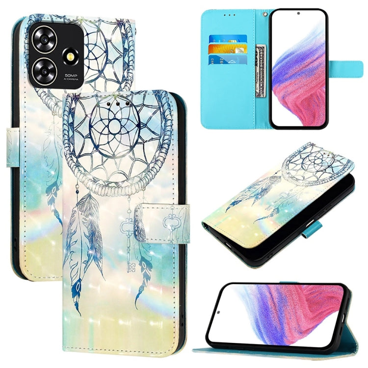 3D Painting Horizontal Flip Leather Phone Case, For ZTE Blade A73 4G, For ZTE Blade V50 Vita, For ZTE Blade A53, For ZTE Blade V40s, For ZTE Blade A52