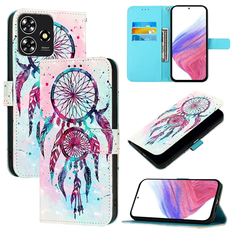 3D Painting Horizontal Flip Leather Phone Case, For ZTE Blade A73 4G, For ZTE Blade V50 Vita, For ZTE Blade A53, For ZTE Blade V40s, For ZTE Blade A52