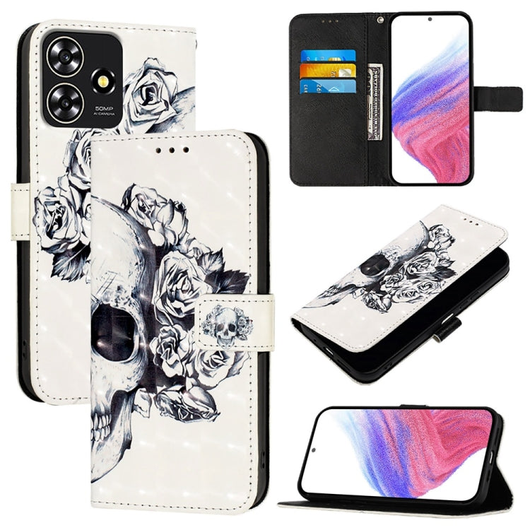 3D Painting Horizontal Flip Leather Phone Case, For ZTE Blade A73 4G, For ZTE Blade V50 Vita, For ZTE Blade A53, For ZTE Blade V40s, For ZTE Blade A52