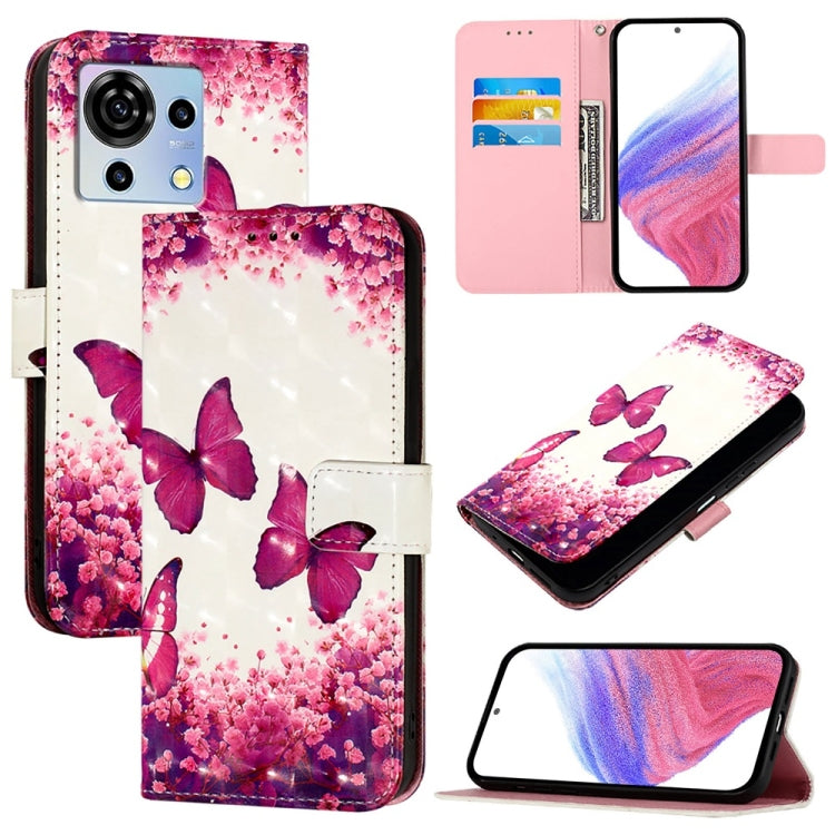 3D Painting Horizontal Flip Leather Phone Case, For ZTE Blade A73 4G, For ZTE Blade V50 Vita, For ZTE Blade A53, For ZTE Blade V40s, For ZTE Blade A52