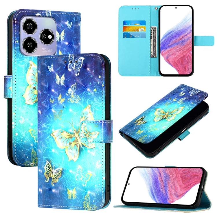3D Painting Horizontal Flip Leather Phone Case, For ZTE Blade A75 5G / Nubia Focus, For ZTE Blade A75 4G, For ZTE Blade A35 / A55, For ZTE Blade V60 / Axon 60, For ZTE Nubia Z60 Ultra, For ZTE Blade A73 5G