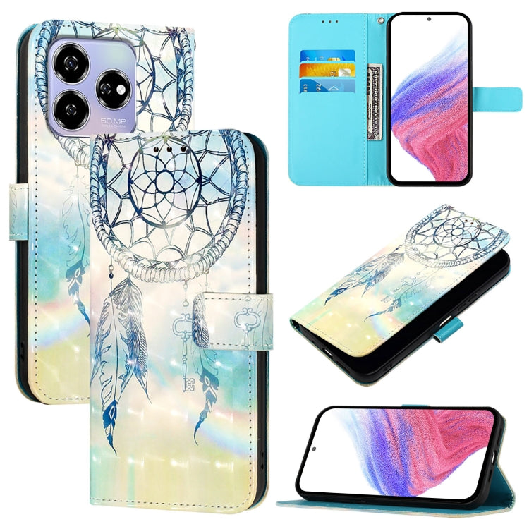 3D Painting Horizontal Flip Leather Phone Case, For ZTE Blade A75 5G / Nubia Focus, For ZTE Blade A75 4G, For ZTE Blade A35 / A55, For ZTE Blade V60 / Axon 60, For ZTE Nubia Z60 Ultra, For ZTE Blade A73 5G