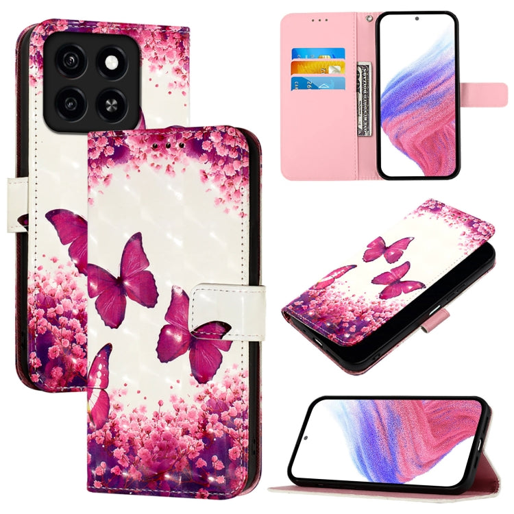 3D Painting Horizontal Flip Leather Phone Case, For ZTE Blade A75 5G / Nubia Focus, For ZTE Blade A75 4G, For ZTE Blade A35 / A55, For ZTE Blade V60 / Axon 60, For ZTE Nubia Z60 Ultra, For ZTE Blade A73 5G