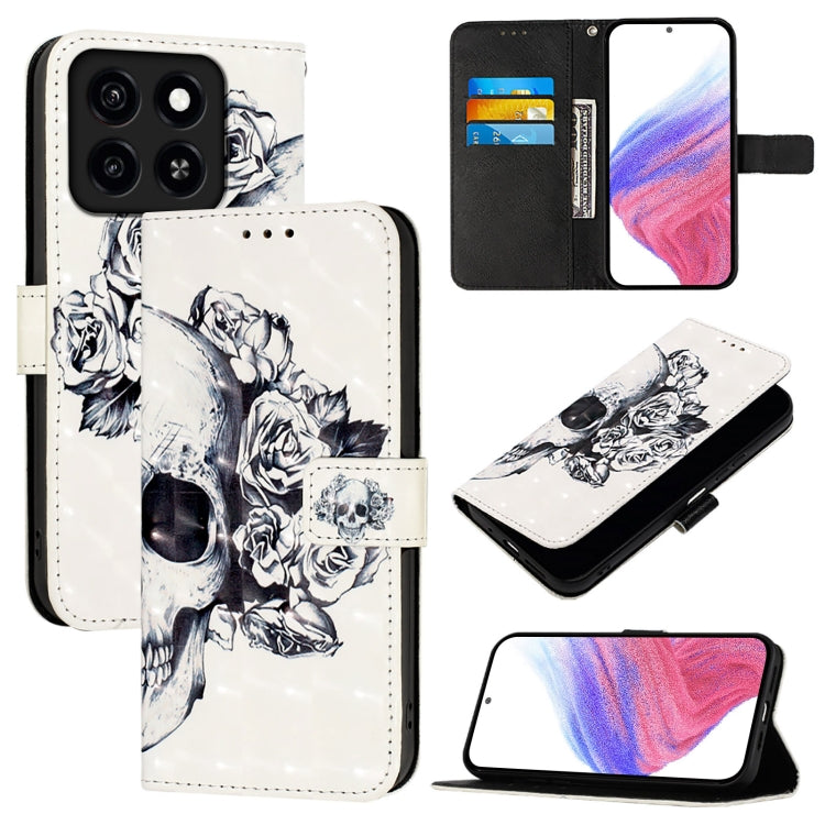 3D Painting Horizontal Flip Leather Phone Case, For ZTE Blade A75 5G / Nubia Focus, For ZTE Blade A75 4G, For ZTE Blade A35 / A55, For ZTE Blade V60 / Axon 60, For ZTE Nubia Z60 Ultra, For ZTE Blade A73 5G