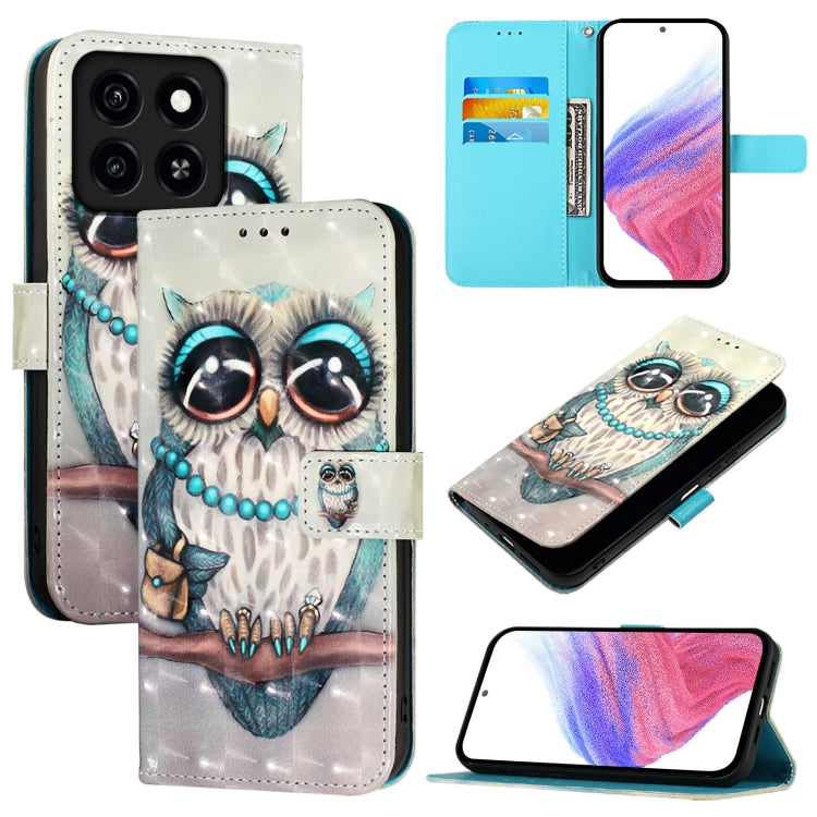 3D Painting Horizontal Flip Leather Phone Case, For ZTE Blade A75 5G / Nubia Focus, For ZTE Blade A75 4G, For ZTE Blade A35 / A55, For ZTE Blade V60 / Axon 60, For ZTE Nubia Z60 Ultra, For ZTE Blade A73 5G