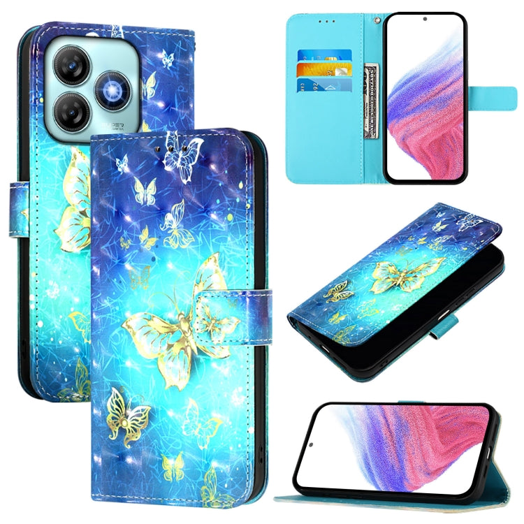 3D Painting Horizontal Flip Leather Phone Case, For ZTE Blade A75 5G / Nubia Focus, For ZTE Blade A75 4G, For ZTE Blade A35 / A55, For ZTE Blade V60 / Axon 60, For ZTE Nubia Z60 Ultra, For ZTE Blade A73 5G