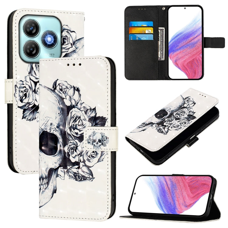 3D Painting Horizontal Flip Leather Phone Case, For ZTE Blade A75 5G / Nubia Focus, For ZTE Blade A75 4G, For ZTE Blade A35 / A55, For ZTE Blade V60 / Axon 60, For ZTE Nubia Z60 Ultra, For ZTE Blade A73 5G
